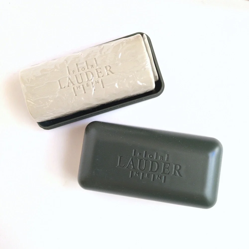 Lauder For Men Daily Cleansing Bar Green Case Estee Fragrance Free 5oz NEW